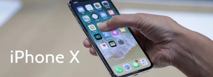 The new iPhone X, with facial recognition