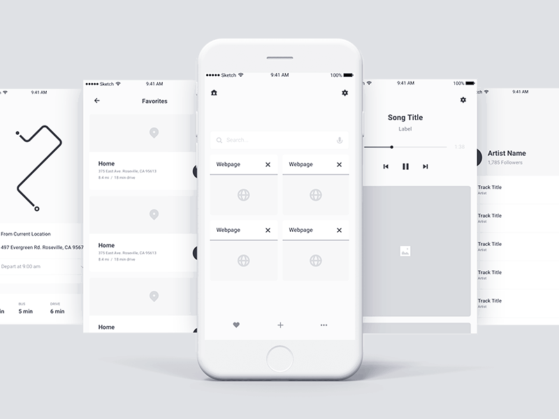 visualisation of app